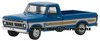 1/64 Ford F-100 Pick-Up (1976, blue & gold)