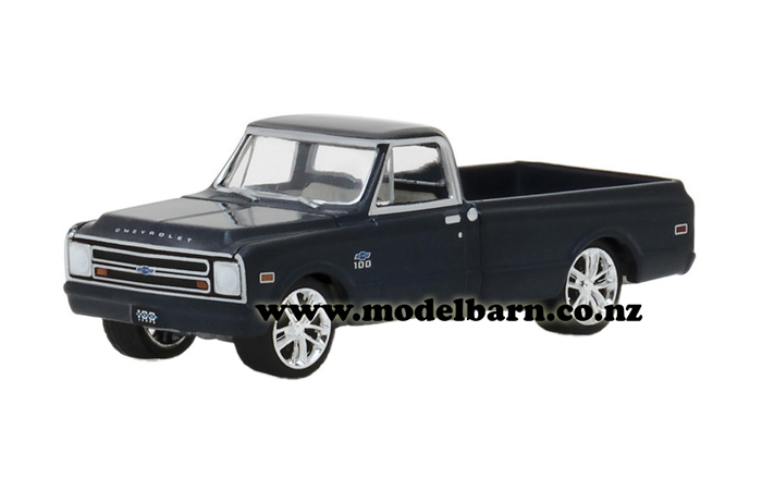 1/64 Chev C10 Pick-Up (1967, navy blue) "Centenial Edition"