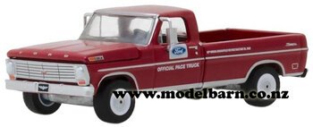 1/64 Ford F-100 Pick-Up (1968, dark red) "Indianapolis 500"-ford-Model Barn