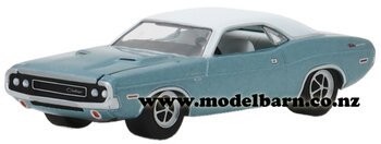 1/64 Dodge Challenger Western Special (1970, light blue)-dodge,-ram-and-srt-Model Barn