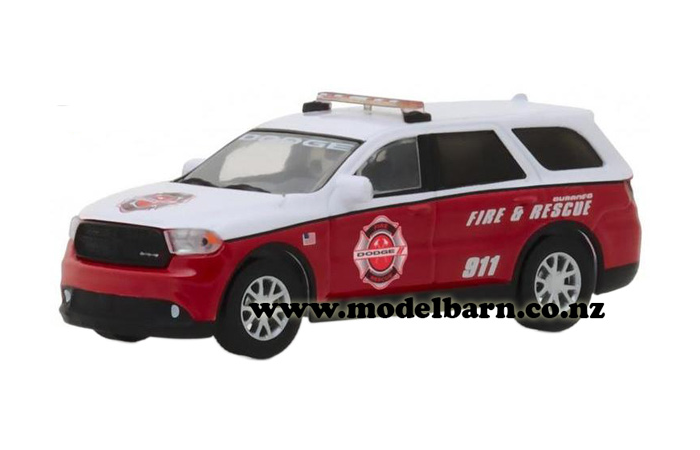 1/64 Dodge Durango (2017, red & white) "Fire & Rescue"