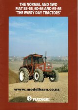Fiat 55-66 60-66 65-66 Tractors Sales Brochure-fiat,-fiatagri.-laverda-Model Barn