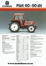 Fiat 60-90 DT Tractor Sales Brochure-fiat,-fiatagri.-laverda-Model Barn