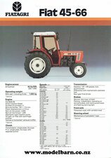 Fiat 45-66 Tractor Sales Brochure-fiat,-fiatagri.-laverda-Model Barn