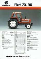 Fiat 70-90 Tractor Sales Brochure-fiat,-fiatagri.-laverda-Model Barn