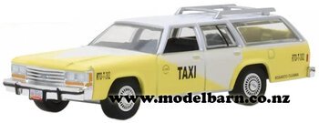 1/64 Ford LTD Crown Victoria SW Mexico Taxi (1988, yellow)-ford-Model Barn