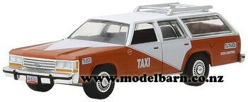 1/64 Ford LTD Crown Victoria SW Mexico Taxi (1988, brown)-ford-Model Barn