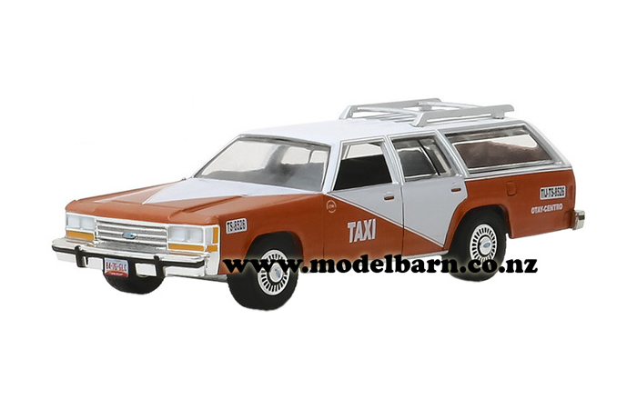 1/64 Ford LTD Crown Victoria SW Mexico Taxi (1988, brown)