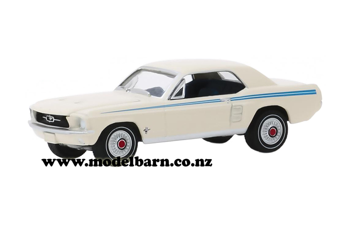 1/64 Ford Mustang Coupe (1967, white) "Indy Pacesetter"