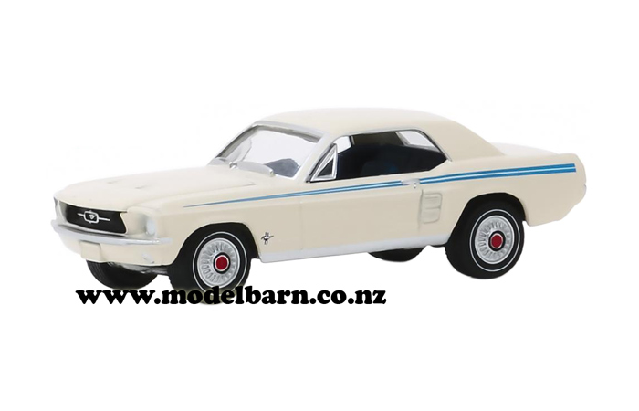 1/64 Ford Mustang Coupe (1967, white) "Indy Pacesetter"