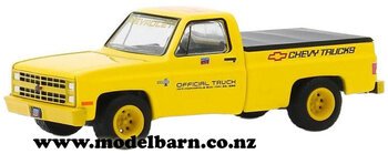 1/64 Chev Silverado Pick-Up (1986, yellow)-chevrolet-and-gmc-Model Barn