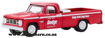 1/64 Dodge D-200 Pick-Up (1965, red) "Indiapolis 500"-dodge,-ram-and-srt-Model Barn