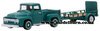 1/64 Ford F-100 Pick-Up (1954) & Utility Trailer (blue)