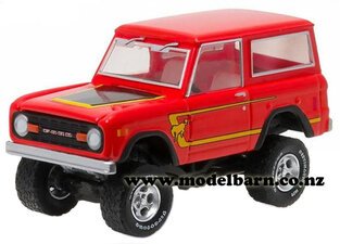 1/64 Ford Bronco 4WD (1977, orange & black)-ford-Model Barn