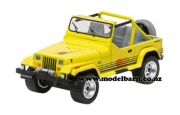 1/64 Jeep Wrangler Islander (1990, yellow)