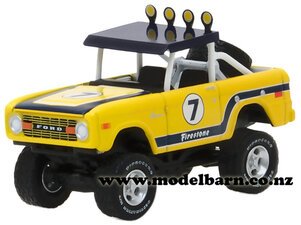 1/64 Ford Bronco Baja (1972, yellow & blue)-ford-Model Barn