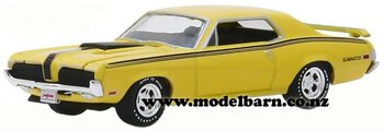 1/64 Mercury Cougar Eliminator 428 CJ (1970, yellow)-mercury-Model Barn