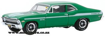 1/64 Chev Nova (1972, green & white)-chevrolet-and-gmc-Model Barn