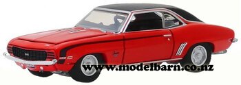 1/64 Chev Camaro SS (1969, red & black)-chevrolet-and-gmc-Model Barn