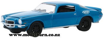 1/64 Chev Camaro Test Car (1970, blue)-chevrolet-and-gmc-Model Barn