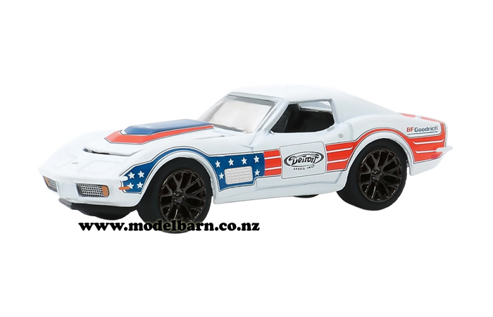 1/64 Chev Corvette (1972, white) "BFGoodrich"