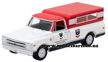1/64 Chev C10 Pick-Up (1968, red & white) "Standard Oil"-chevrolet-and-gmc-Model Barn