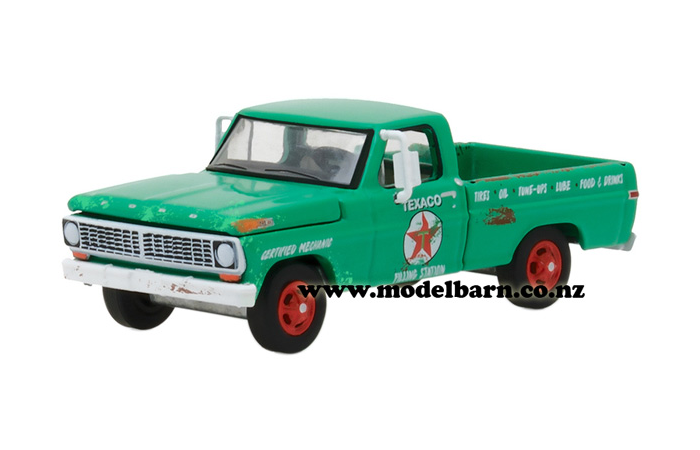 1/64 Ford F-100 Pick-Up (1970, green) "Texaco"