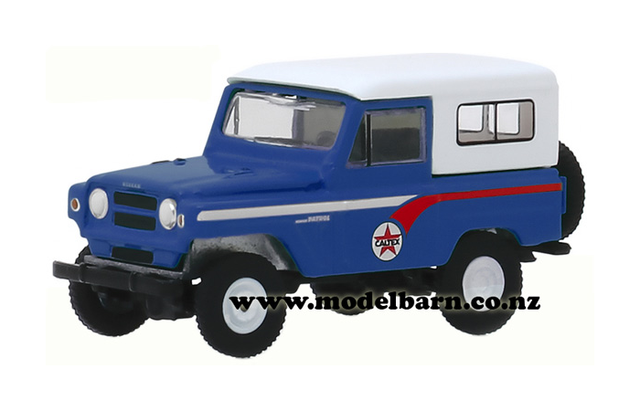 1/64 Nissan Patrol (1964, blue & white) "Caltex"