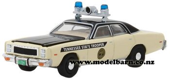 1/64 Plymouth Fury Police Car (1977) "Tennessee State Police"-plymouth-Model Barn