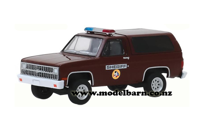 1/64 Chev K-5 Police Blazer (1981, dark brown) "The X-Files"