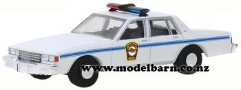 1/64 Chev Caprice Police Car (1980, blue) "Groundhog Day"-chevrolet-and-gmc-Model Barn