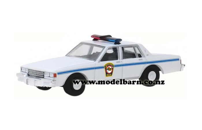 1/64 Chev Caprice Police Car (1980, blue) "Groundhog Day"