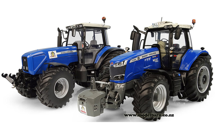 1/32 Massey Ferguson 8260 & Massey Ferguson 7726S Set "Plogmaker" (blue)