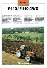 Fiat F110 & F110 4WD Tractor Sales Brochure-fiat,-fiatagri.-laverda-Model Barn