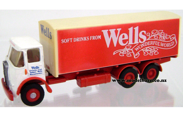1/76 Atkinson Mark I 3-Axle Box Truck "Wells Drinks"