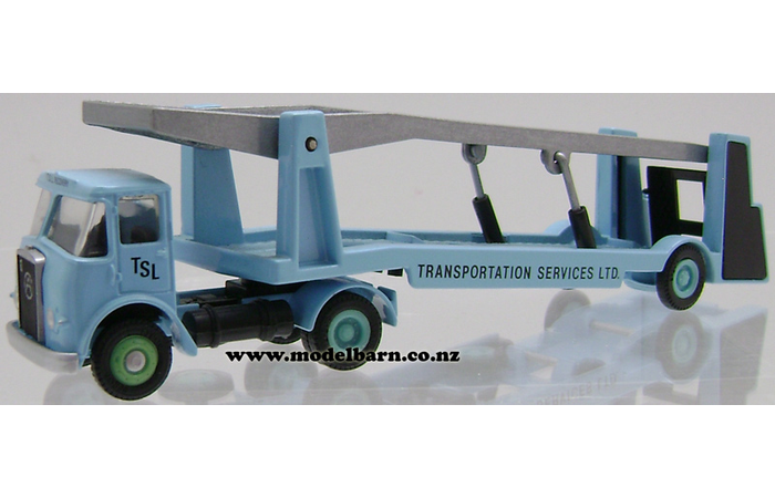 1/76 Atkinson Mark I Prime Mover & Semi Car Transporter Trailer "Transportation Services Ltd"