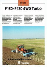 Fiat F130 & F130 4WD Turbo Tractor Sales Brochure-fiat,-fiatagri.-laverda-Model Barn