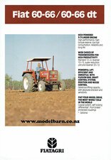 Fiat 60-66 & 60-66 DT Tractor Sales Brochure-fiat,-fiatagri.-laverda-Model Barn