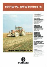Fiat 160-90 & 160-90 DT Turbo PS Tractor Sales Brochure-fiat,-fiatagri.-laverda-Model Barn