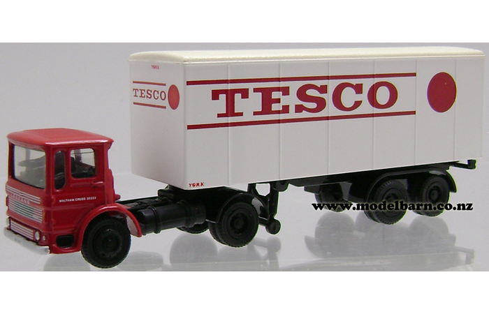 1/76 Leyland Beaver Ergomatic Prime Mover & Semi Box Trailer "Tesco"