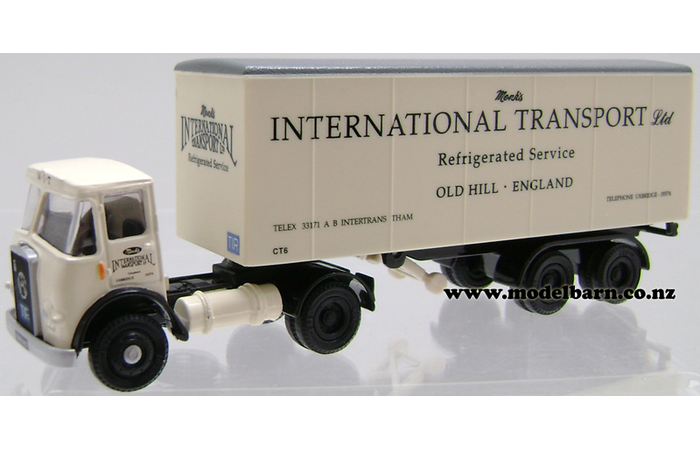 1/76 Atkinson Mark I Prime Mover & Semi Box Trailer "Monk's International Transport"