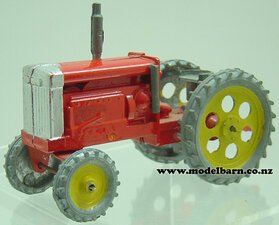 Large Tractor (red, silver & yellow, boxed) Charbens-other-collectable-toys-Model Barn