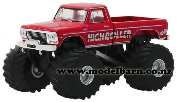 GREENLIGHT 1/64 HIGH ROLLER Ⅱ 1979 FORD F-350 MONSTER TRUCK グリーンライト モンスター トラック フォード 新品 未開封 High Roller Monster Truck Die Cast