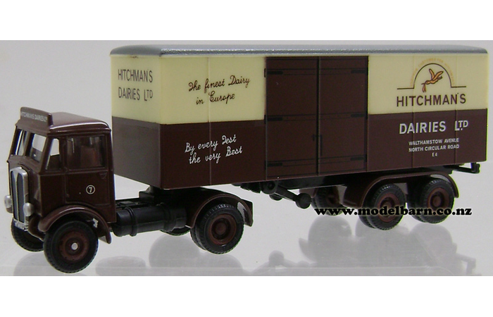 1/76 AEC Mammoth Mark III Prime Mover & Semi Box Trailer "Hitchman's Dairies"