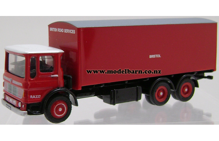 1/76 AEC Ergomatic 3XL 3-Axle Box Truck "British Road Services"
