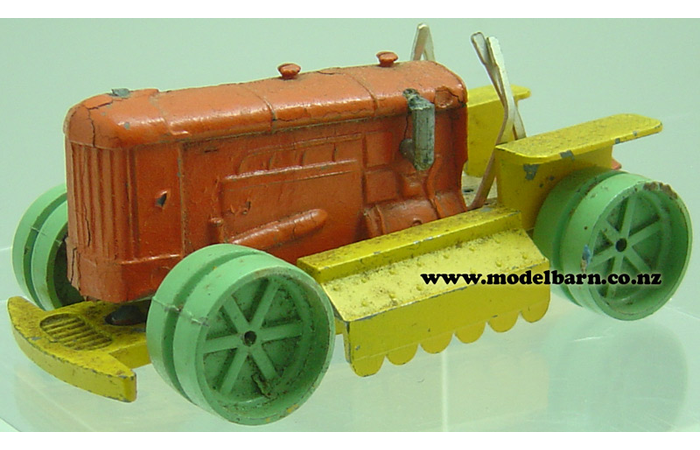 Crawler Tractor (orange, yellow & green, broken) Crescent