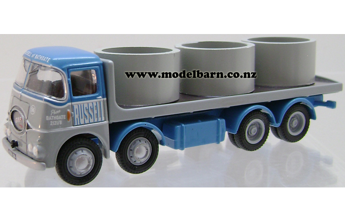 1/76 ERF KV 4-Axle Flatdeck Truck with Load "Russell of Bathgate"