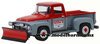 1/64 Ford F-100 Pick-Up with Snow Plough (1956, red & grey)
