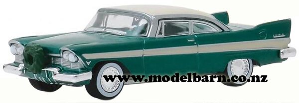 1957 Plymouth Belvedere cnv - Jade Green Poly Meadow Green…