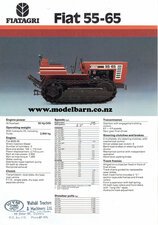Fiat 55-65 Crawler Tractor Sales Brochure-fiat,-fiatagri.-laverda-Model Barn